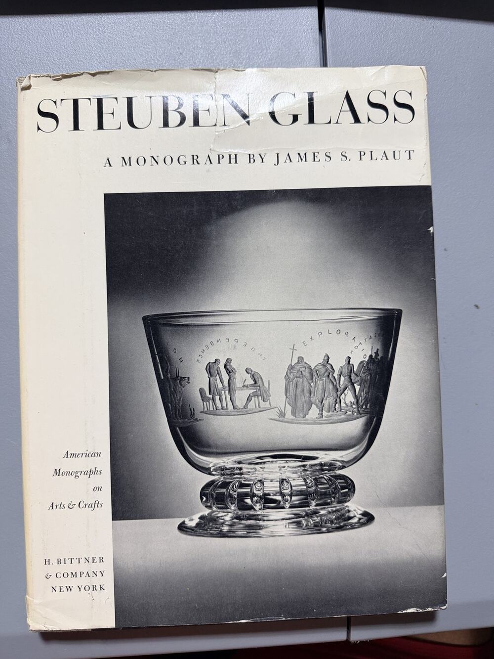 Steuben Glass Monograph James S. Plaut 1948 H. Bittner Hardcover DJ (Vintage) - Picture 1 of 11